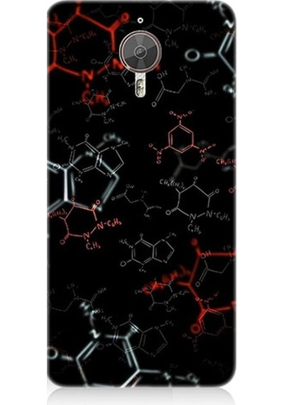 General Mobile Gm5 Plus Uyumlu Kimya Formülü Desenli Silikon Kılıf