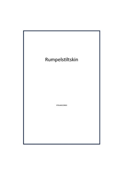 Rumpelstiltskin Publisher