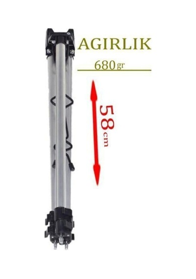 Alüminyum Teleskopik Katlanır Çantalı-kilitli Kamış Dayama Tripod