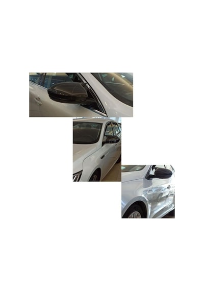 Renault Taliant 2021 2022 2023 2024 2025 Uyumlu Yarasa Batman Ayna Kapağı Takımı Piano Black Parlak Siyah
