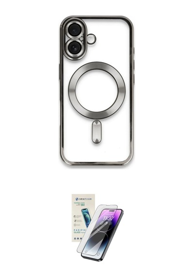 Cep 20-26 Apple Uyumlu İphone 16 Kılıf Nova Işık Özel Seri İkili Koruma Seti Najmaddin Mavi