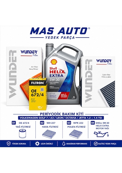 Bmw 1 Serisi F20 F21 / Bmw 3 Serisi F30 F31 Periyodik Bakım Seti