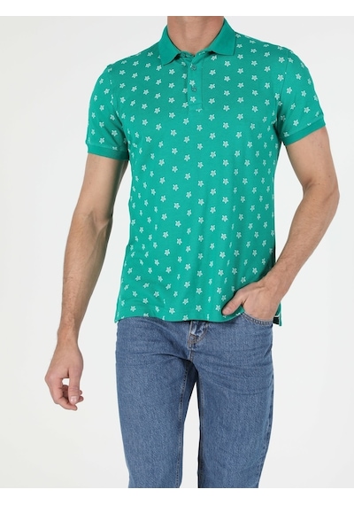 Colin's Erkek Kısa Kol Polo Tişört CL1052044_Q1.V1_GRN