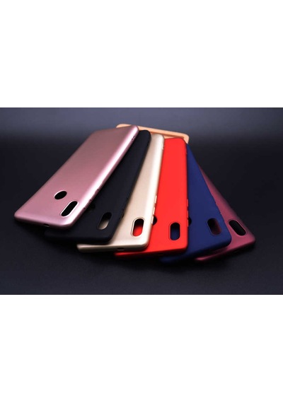 Xiaomi Redmi Note 5 Pro Kılıf Zore Premier Silikon Kapak Mürdüm