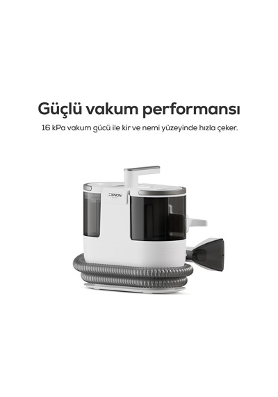 Tr Buharlı Halı Yıkama & Koltuk Temizleme Makinesi 1700w 16kpa Vakum Buhar Sıcak Su Turbo X6161