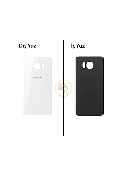 Samsung Galaxy S6 Edge Plus Beyaz Renk Arka Kapak Arka Cam Batarya Kapağı Pil Kapağı Lazer Kesim Back Cover Galaxy S6 Edge Plus Uyumlu 25559919