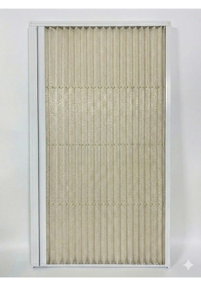 Jakarlı Plise Kumaş Akordiyon Kapı 80x200