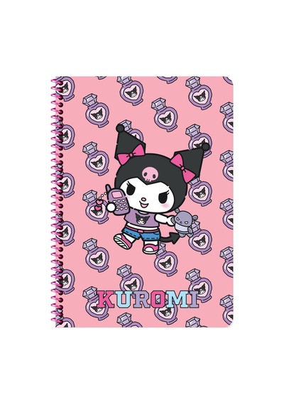 Kuromi A4 80 Yp Çizgili Spr.karton Kapak Defter - Çok Renkli