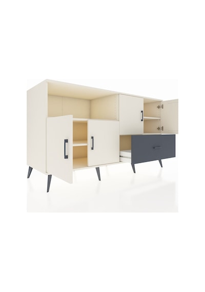 Kronos Konsol 4 Raflı Tek Çekmeceli 4 Kapaklı 176x59x99 Aytaşı-ay Aytaşı-aytaşı/antrasit Kronos Konsol 4 Raflı Tek Çekmeceli 4 Kapaklı 176x59x99 Aytaşı-ay Aytaşı-aytaşı/antrasit