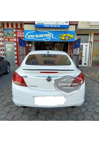 ŞüsCarOto Opel İnsignia A 08-17 Bagaj Üstü Spoiler Bagaj Çıtası Piano Black Parlak Siyah
