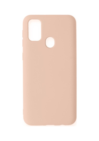 Samsung Galaxy Uyumlu - M31 Kılıf Nano İçi Kadife Silikon - Pudra