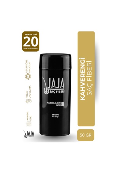Kahve Brown Saç Fiberi Topik 50 Gr & Doğal Görünüm Desteği