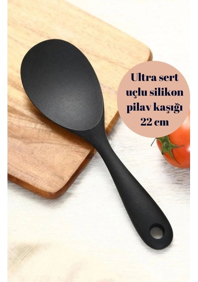 Yanmaz Yapışmaz Isıya Dayanıklı Ultra Sert Uçlu Silikon Pilav Kaşığı