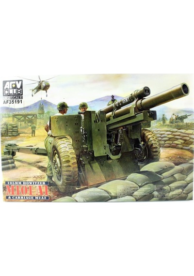 Afv Club Af35191 1/35 Ölçek, 105mm Howıtzer M101a1 & M2a2 Arabalı Topu, Plastik Model Kiti-51345