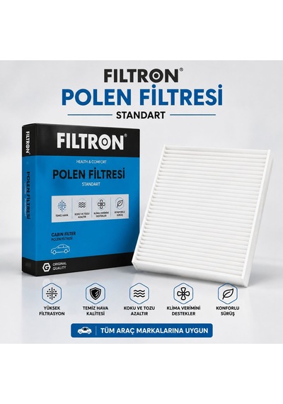 Filtron Alfa Romeo Giulia 2.0 Turbo 280 Hp 2017-2026 Uyumlu Standart Polen Filtresi