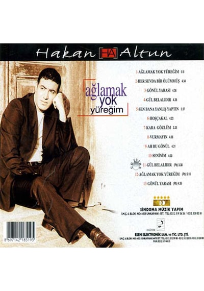Hakan Altun Ağlamak Yok Yüreğim Cd