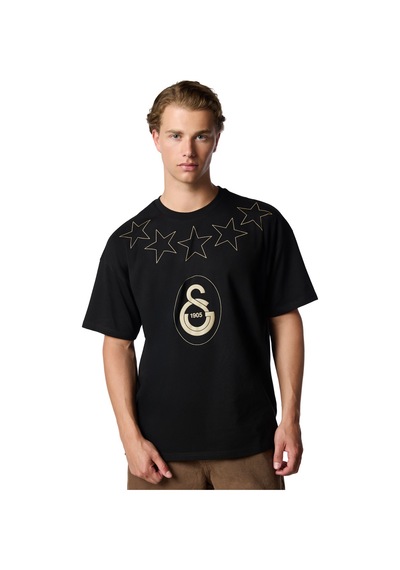 Gsstore Galatasaray Büyük 5 Yıldızlı T-shirt E251397 Siyah