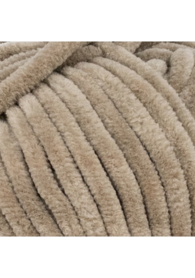 Kadife Örgü İpi 50gr %100 Polyester Yumuşak Pofuduk Vizon
