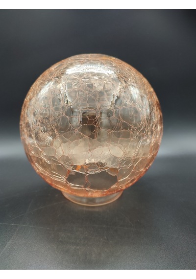 Osmanlı Avize Camı.bal Rengi,grifli,çap:20.00cm-duy Yuvası:10.00c Bal