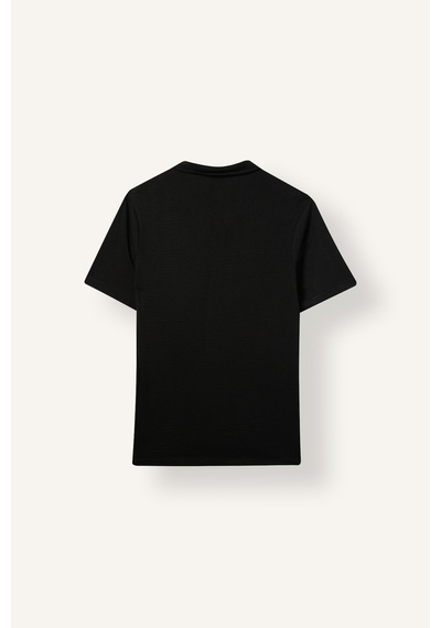 Defacto Regular Fit Kısa Kollu Düğmesiz Basic Polo Tişört I4641ax26aubk81 Siyah-bk81