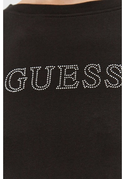 Guess Bayan T Shirt V3bı11 J1314 Jblk Siyah Siyah