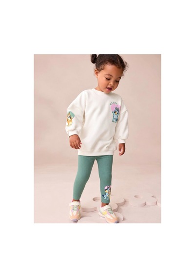 Luccokids Bluey Taytlı Takım Krem Krem