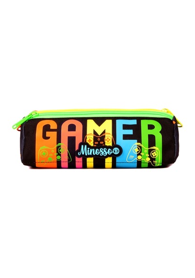 Gamer Erkek Çocuk İlkokul Kalem Çantası 6009 Füme