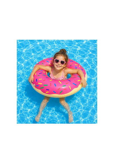 Donut Çocuk Yüzme Simidi 60 Cm Havuz Ve Deniz Simiti 3-9 Yaş