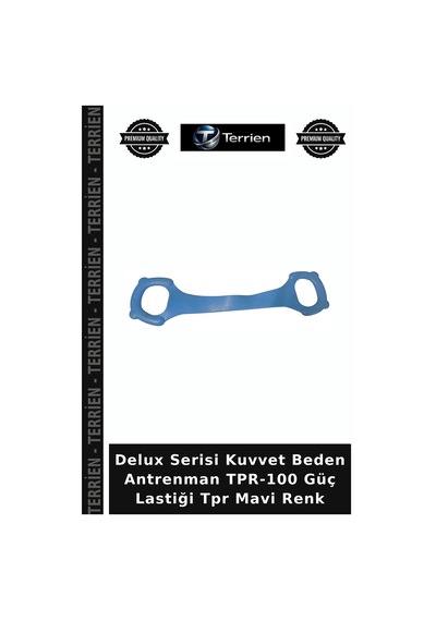 Delux Serisi Kuvvet Beden Antrenman Tpr-100 Güç Lastiği Tpr Mavi Renk