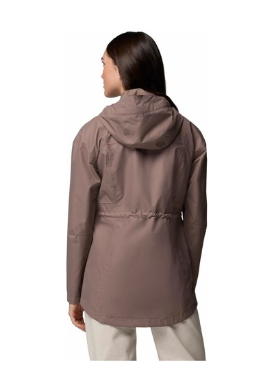 Columbia Hikebound Iı Long Kadın Yağmurluk-9138 Kahverengi