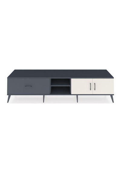 Hyperion Tv Ünitesi 2 Raflı Tek Çekmeceli 2 Kapaklı 220x44x51 Antrasit-aytaşı/antrasit Aytası/antrasıt - Antrasıt Hyperion Tv Ünitesi 2 Raflı Tek Çekmeceli 2 Kapaklı 220x44x51 Antrasit-aytaşı/antrasit Aytası/antrasıt - Antrasıt