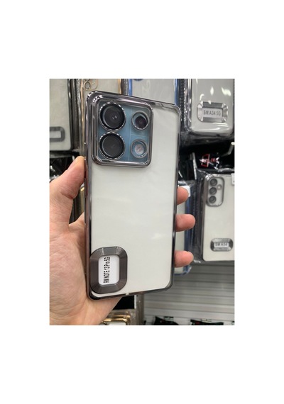Xiaomi Redmi Note 13 Pro 5g Kamera Lens Korumalı Şeffaf Yumuşak Silikon Telefon Kılıfı Kapak Titanyum