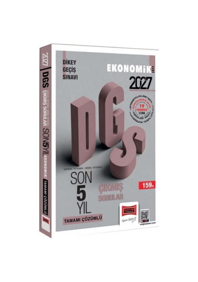 Yargı 2027 Dgs Sayısal Sözel Yetenek Tamamı Çözümlü Son 5 Yıl Çıkmış Sorular Ekonomik