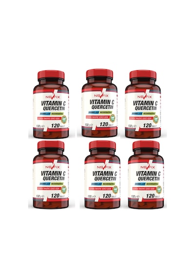 Nevfix Vitamin C 2 Tablet 1000 MG 120 Tablet 6 Kutu C Vitamini