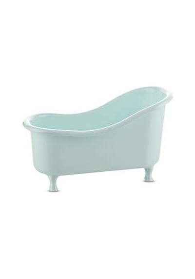 Buffer Dekoratif Mini Küvet Şeklinde Çok Amaçlı Banyo Düzenleyi Mavi