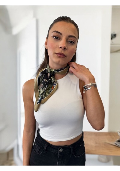 Amazon Desen Bandana/fular Çok Renkli