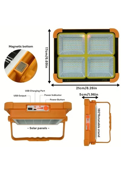 Prokama Ledli Solar Projektör 200w Bk-200w 5332