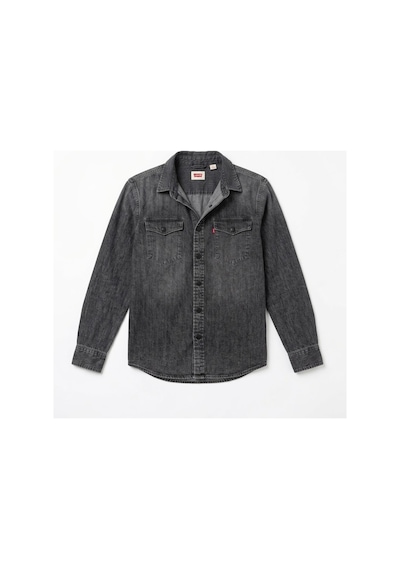 Levi's Relaxed Fit Western Erkek Kot Gömlek--koyu Füme-- Açık Antrasit