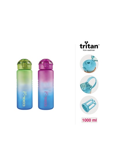 Gıpta Matara Kilitli 1000 Ml Trıtan 2 Renk Mıx K757300 Çok Renkli