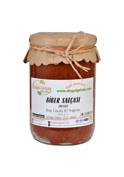 Doğal Gelsin Biber Salçası Acısız 950 G