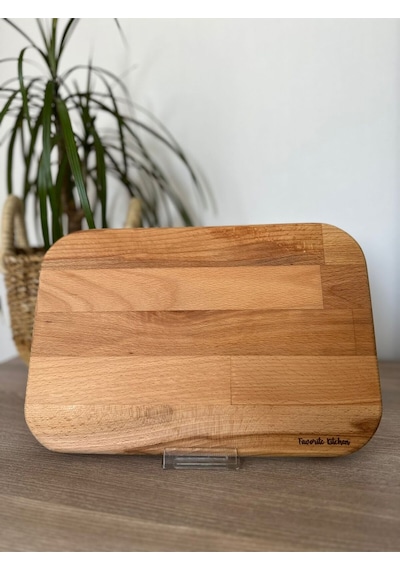 Bambu Kesme Tahtası Ayaklı Doğal Ahşap Sunum Tahtası Kahve Sunum Tahtası Ve Kesme Tahtası Ahşap