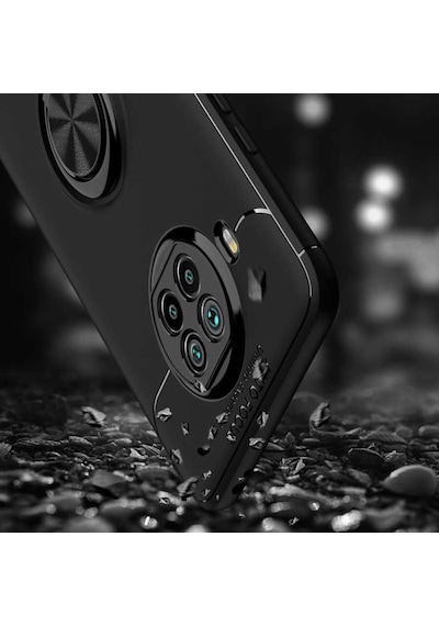 Xiaomi Mi 10T Lite 5G Kılıf Zore Ravel Yüzüklü Silikon Kılıf