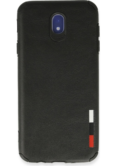 Newface Samsung Galaxy Uyumlu J7 Pro / J730 Kılıf Loop Deri Silikon Semeglbl - 99 - Siyah