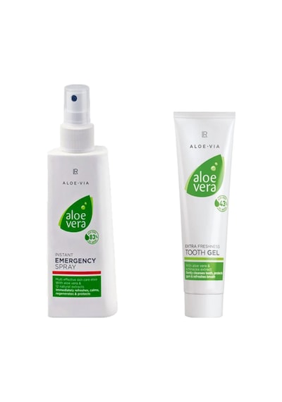 LR Aloe Vera Acil Yardım Spreyi 150 ML + Aloe Via Aloe Vera Diş Macunu 100 ML