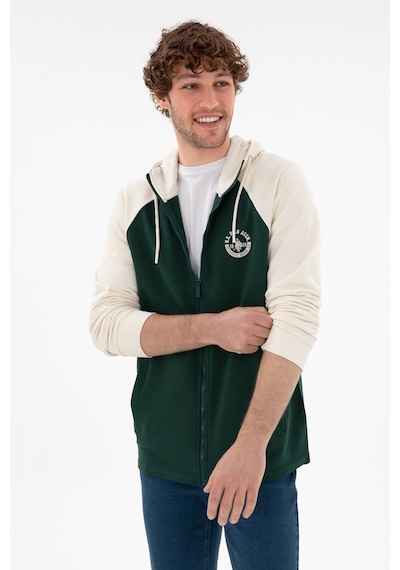 U.s. Polo Assn. Erkek Koyu Yeşil Hırka Örme 50293396-vr079 Koyu Yesıl Koyu Yeşil