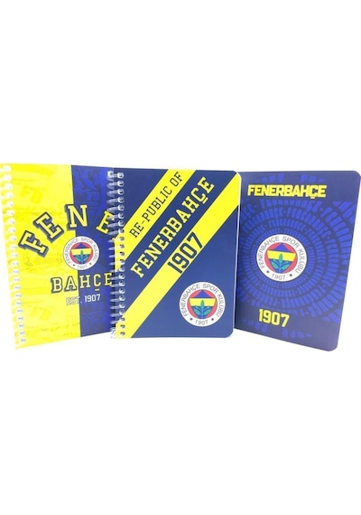 Tmn 461946 Fenerbahçe Spiralli Bloknot A6 Çizgili 80 Yaprak