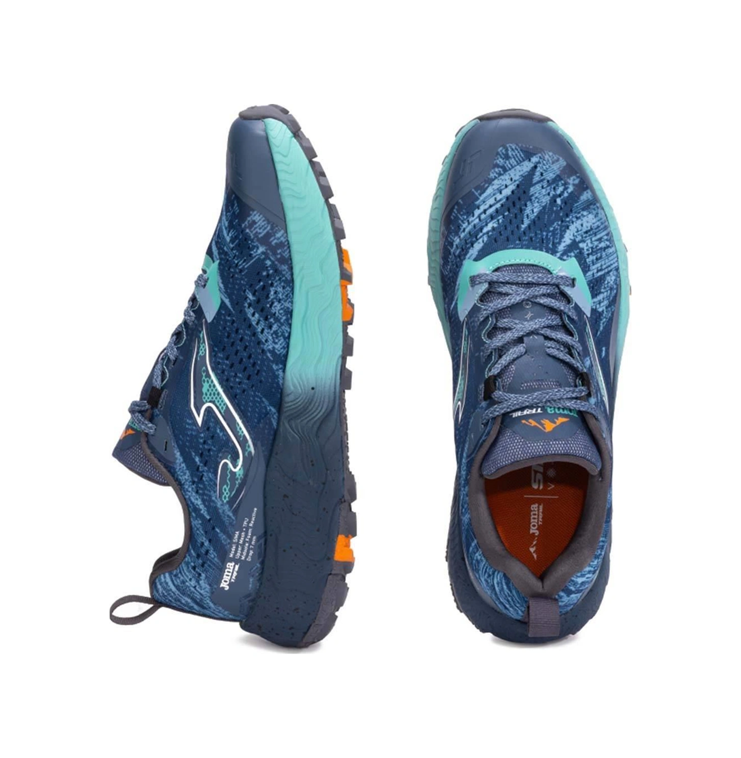 Joma Sima 2517 Erkek Trail Koşu Ayakkabısı Petrol