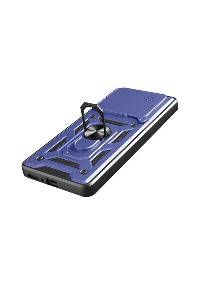 Redmi Note 14 4g Pars Lens Yüzüklü Silikon - Lacivert Bz8683140879440