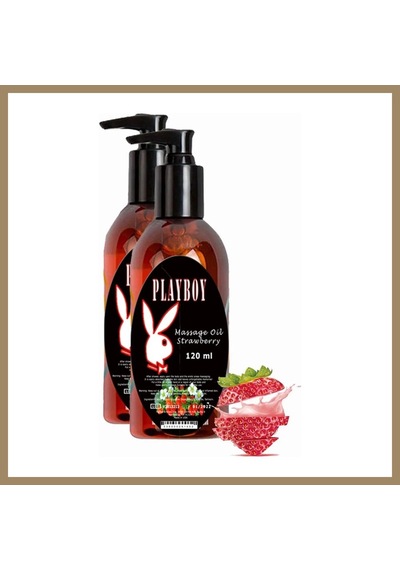 Bezos Süper Çilek Aromalı Vücut Masaj Yağı 120ml Strawberry Flavored Massage Oil 2 Adet 22