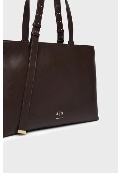 Armani Exchange Logolu Ayarlanabilir Askılı Çanta Kadın Çanta Xw002988 Af19902 U6032 Kahve